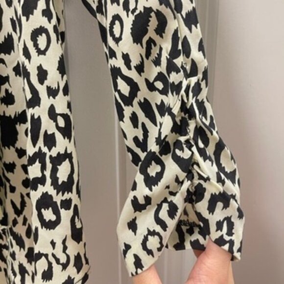 Maurices Leopard Print Lightweight Blazer Cardigan – S - Picture 5 of 8